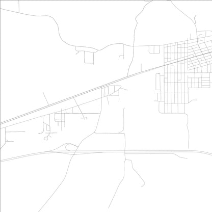 ROAD MAP OF TOAD HOP, INDIANA BY MAPBAKES