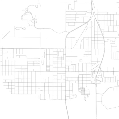 ROAD MAP OF PALMETTO, FLORIDA BY MAPBAKES