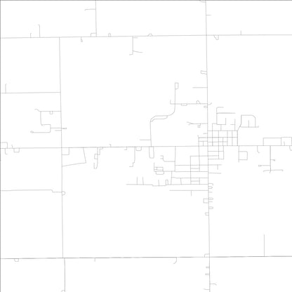 ROAD MAP OF TOPEKA, INDIANA BY MAPBAKES