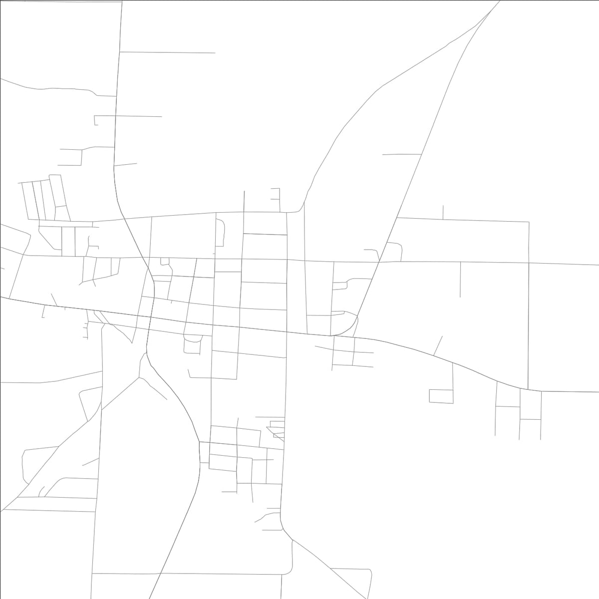 ROAD MAP OF VIENNA, GEORGIA BY MAPBAKES