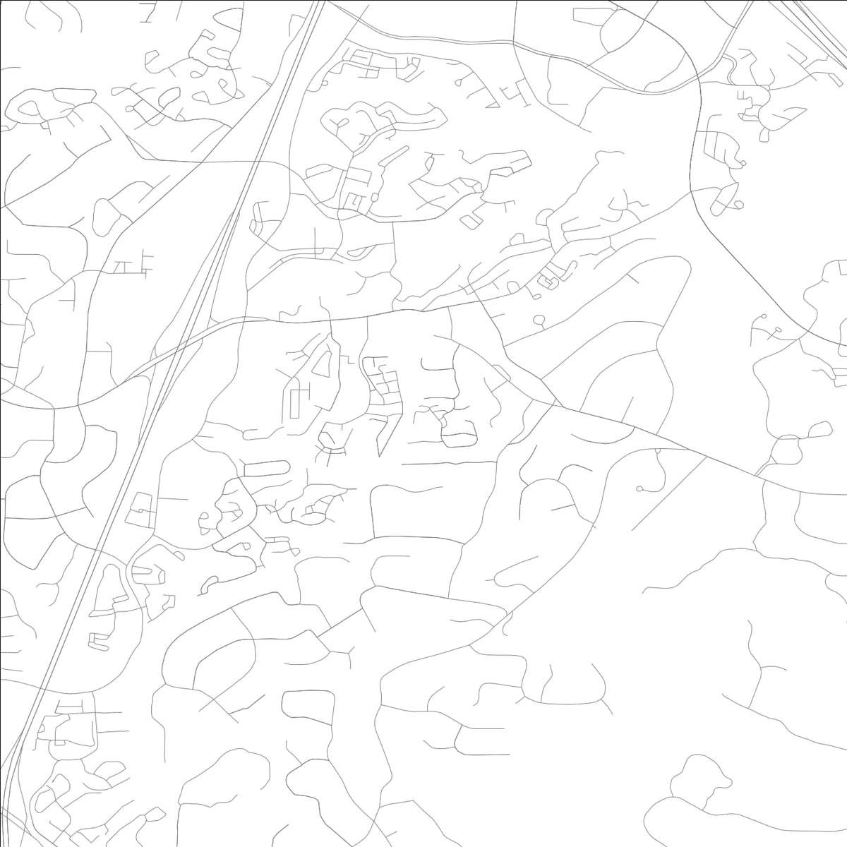 ROAD MAP OF VININGS, GEORGIA BY MAPBAKES