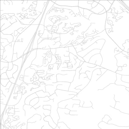 ROAD MAP OF VININGS, GEORGIA BY MAPBAKES