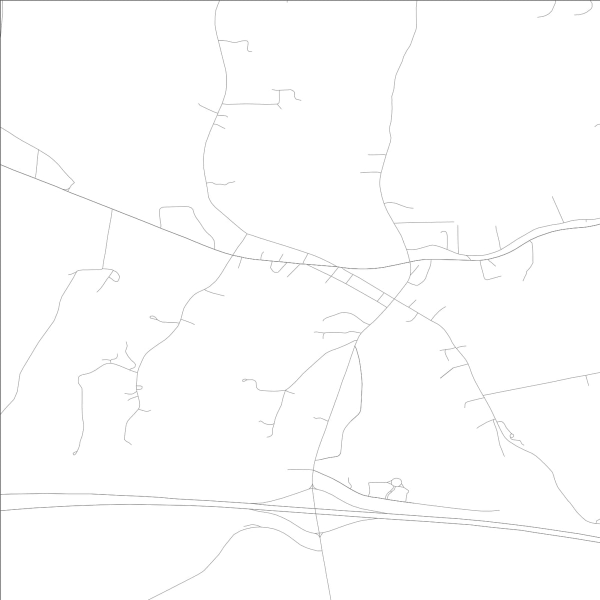 ROAD MAP OF WACO, GEORGIA BY MAPBAKES