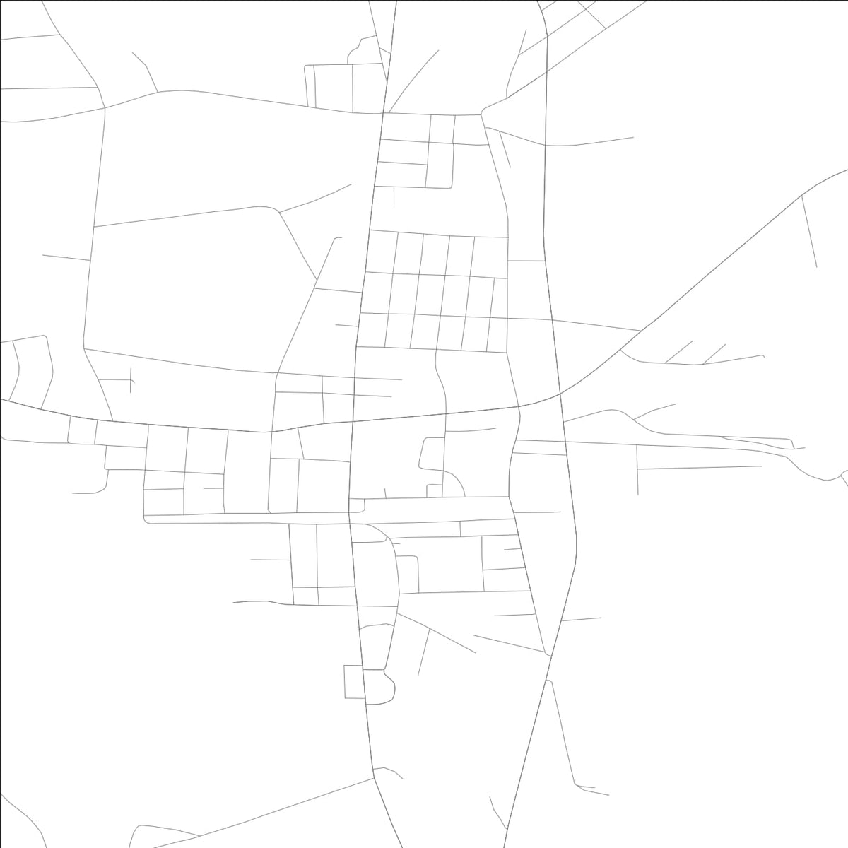 ROAD MAP OF WADLEY, GEORGIA BY MAPBAKES
