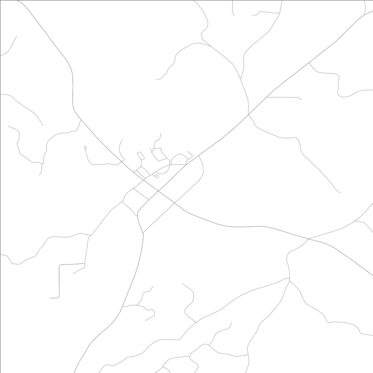 ROAD MAP OF WALESKA, GEORGIA BY MAPBAKES