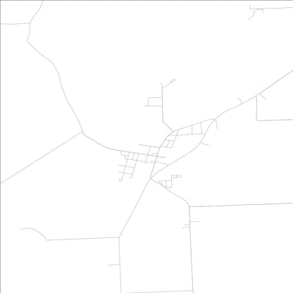 ROAD MAP OF VALLONIA, INDIANA BY MAPBAKES