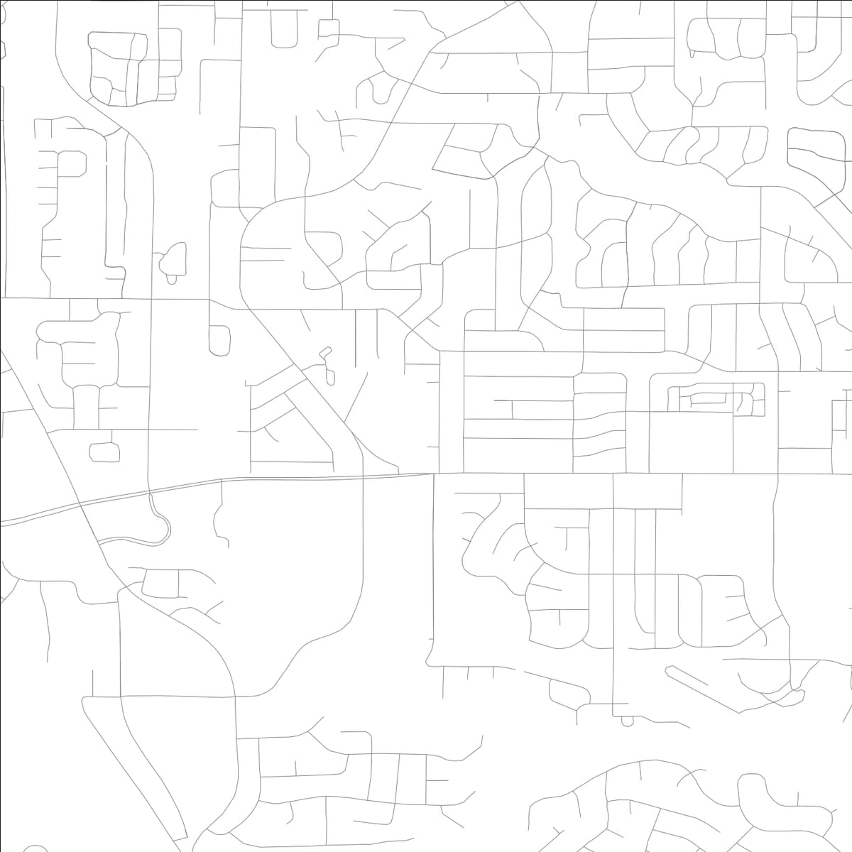ROAD MAP OF WARNER ROBINS, GEORGIA BY MAPBAKES