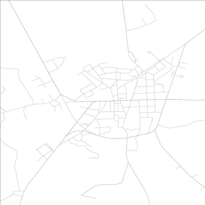 ROAD MAP OF WARRENTON, GEORGIA BY MAPBAKES