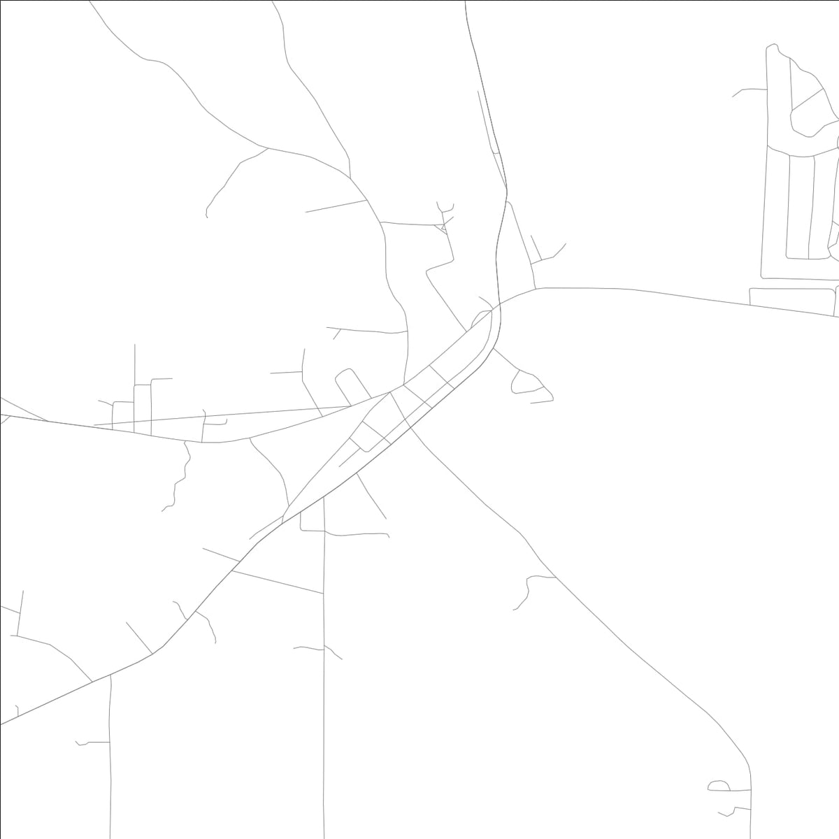 ROAD MAP OF WAVERLY HALL, GEORGIA BY MAPBAKES