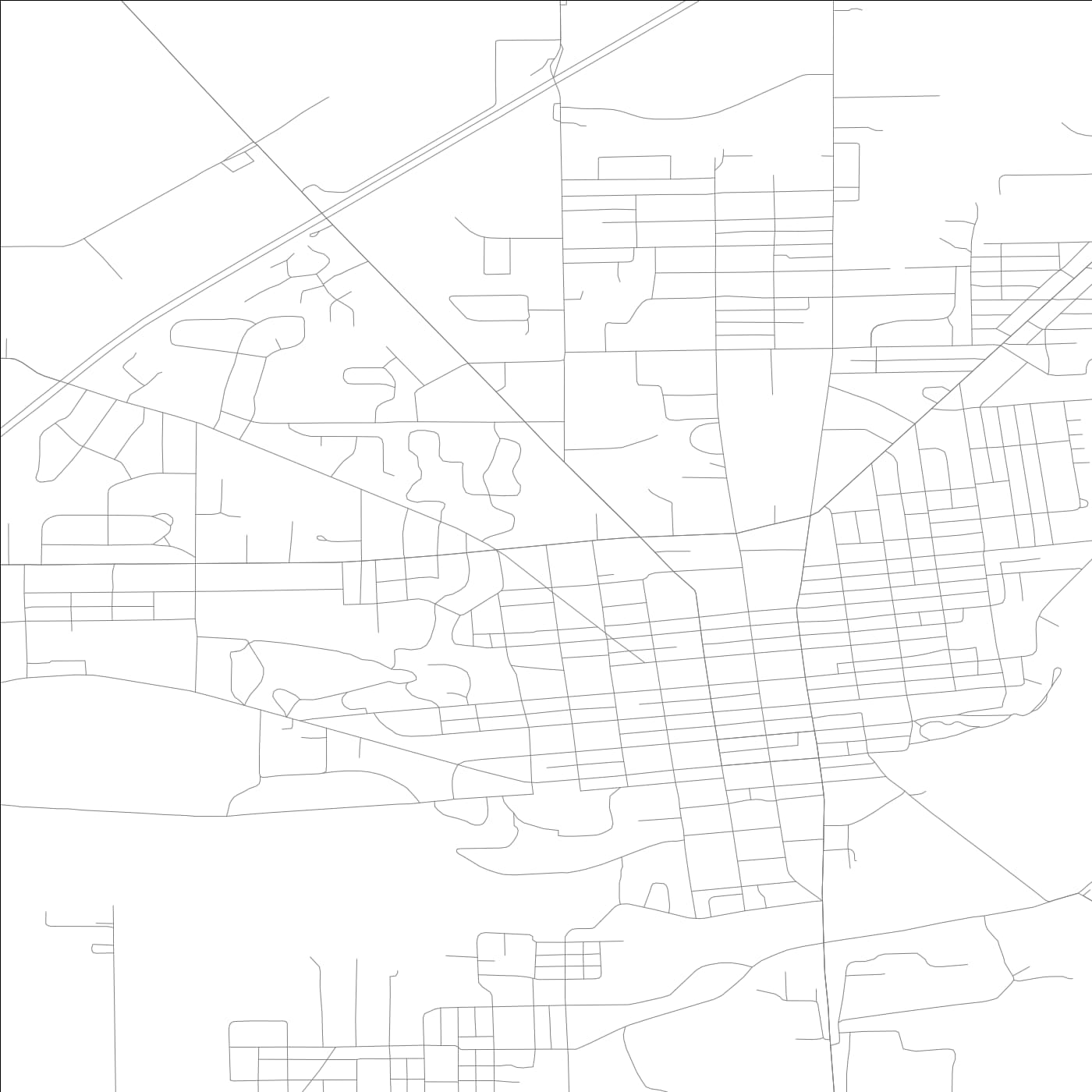 ROAD MAP OF WABASH, INDIANA BY MAPBAKES