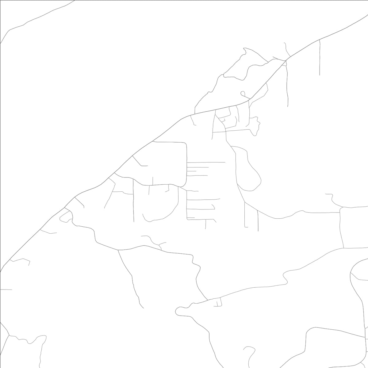 ROAD MAP OF WEST BROW, GEORGIA BY MAPBAKES