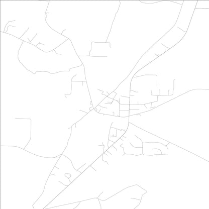 ROAD MAP OF WHITE, GEORGIA BY MAPBAKES