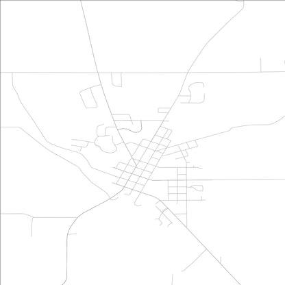 ROAD MAP OF WARREN, INDIANA BY MAPBAKES