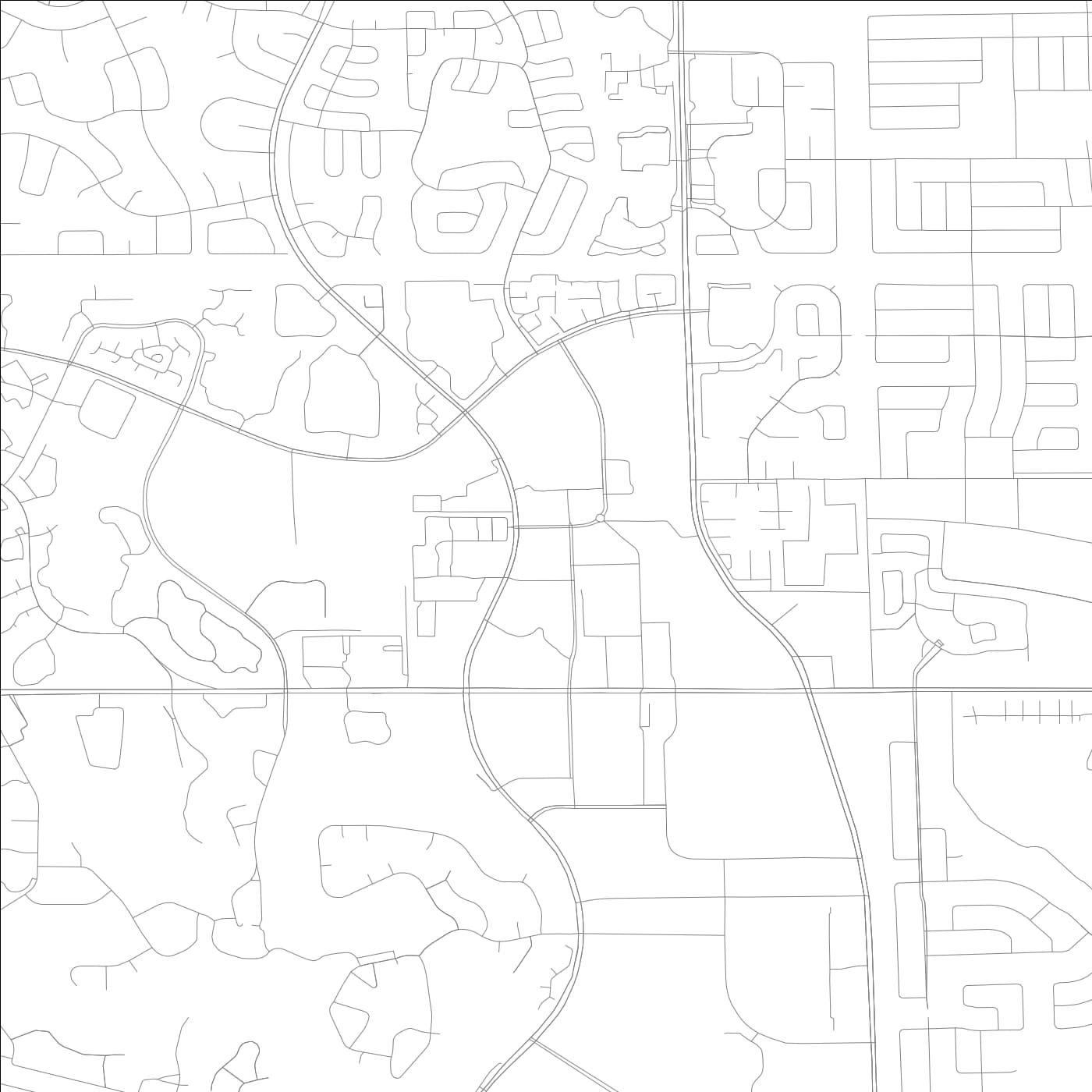 ROAD MAP OF PLANTATION, FLORIDA BY MAPBAKES