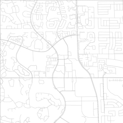 ROAD MAP OF PLANTATION, FLORIDA BY MAPBAKES