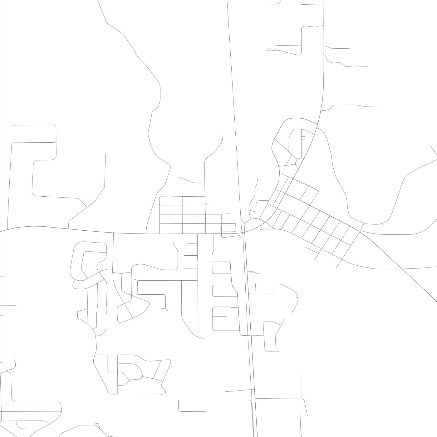 ROAD MAP OF POLK CITY, FLORIDA BY MAPBAKES