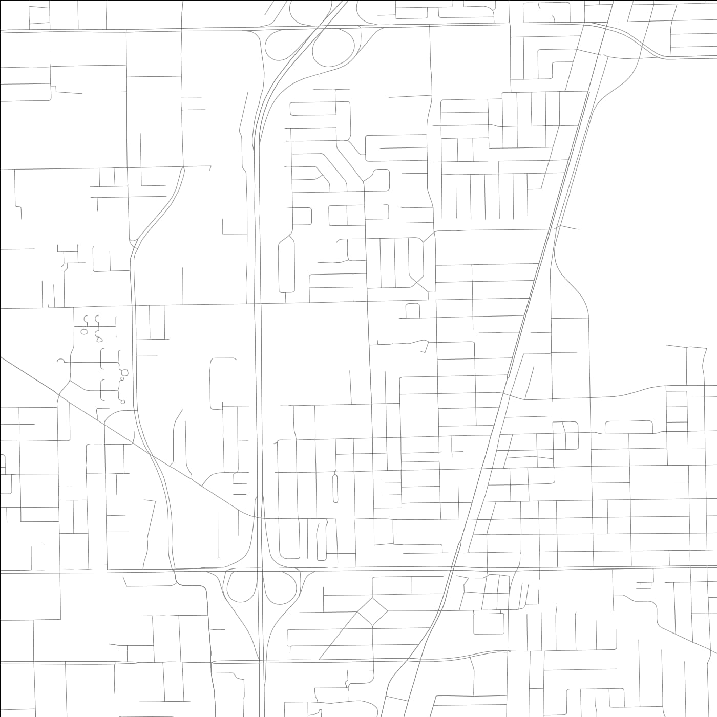 ROAD MAP OF POMPANO BEACH, FLORIDA BY MAPBAKES