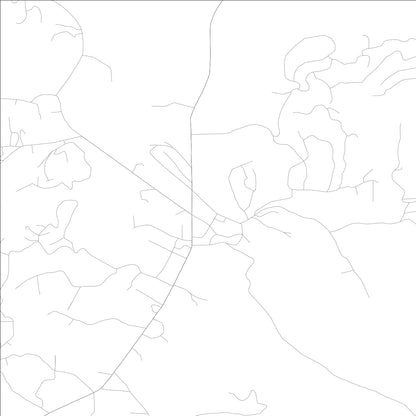 ROAD MAP OF YOUNG HARRIS, GEORGIA BY MAPBAKES