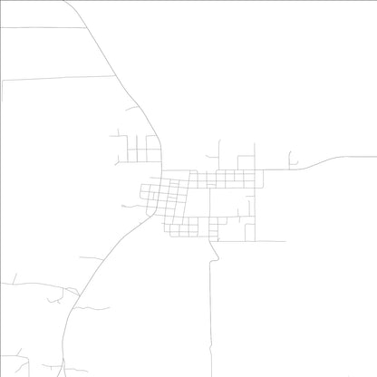 ROAD MAP OF WINSLOW, INDIANA BY MAPBAKES