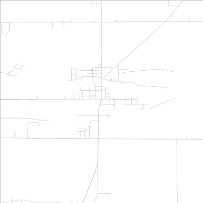 ROAD MAP OF WOLCOTTVILLE, INDIANA BY MAPBAKES