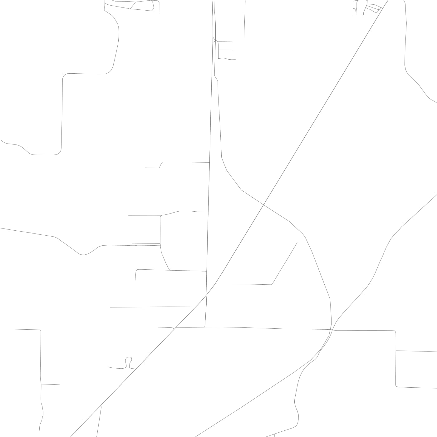 ROAD MAP OF ROEVILLE, FLORIDA BY MAPBAKES