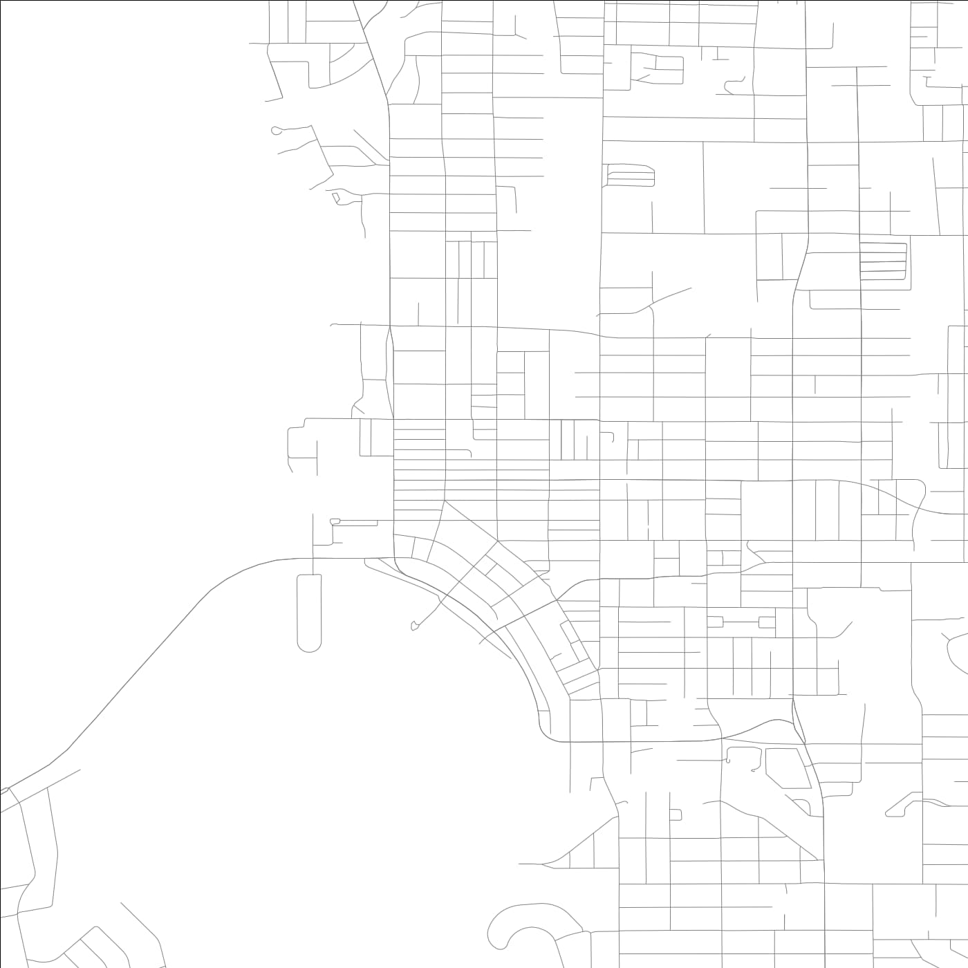 ROAD MAP OF SARASOTA, FLORIDA BY MAPBAKES