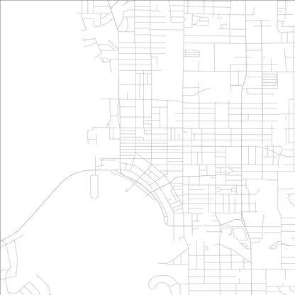 ROAD MAP OF SARASOTA, FLORIDA BY MAPBAKES