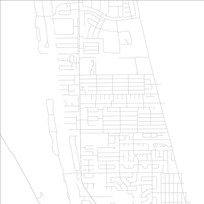 ROAD MAP OF SATELLITE BEACH, FLORIDA BY MAPBAKES