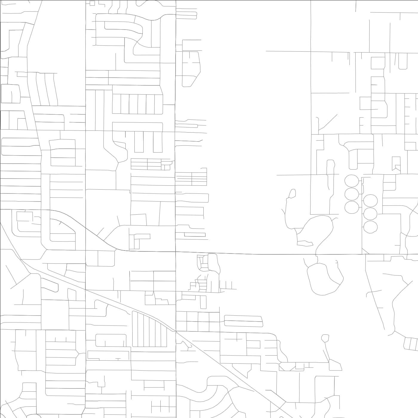 ROAD MAP OF SEMINOLE, FLORIDA BY MAPBAKES