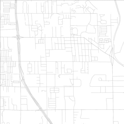 ROAD MAP OF SOUTH HIGHPOINT, FLORIDA BY MAPBAKES