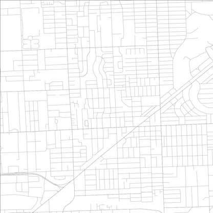 ROAD MAP OF SOUTH MIAMI, FLORIDA BY MAPBAKES