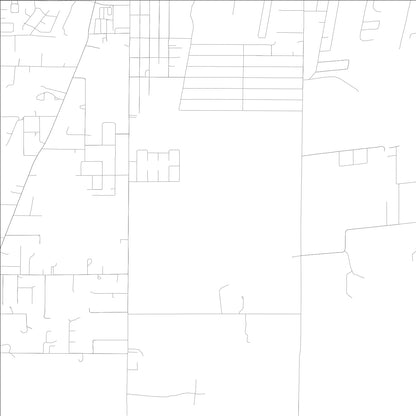 ROAD MAP OF SOUTHEAST ARCADIA, FLORIDA BY MAPBAKES