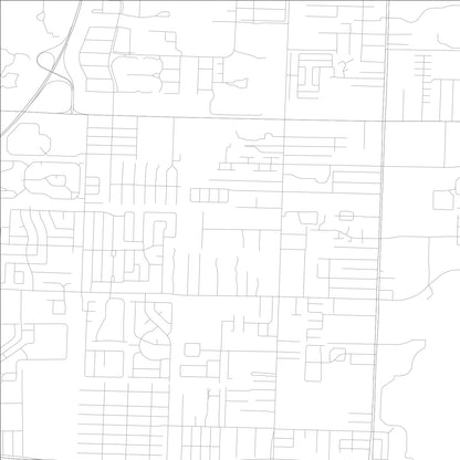 ROAD MAP OF STACEY STREET, FLORIDA BY MAPBAKES