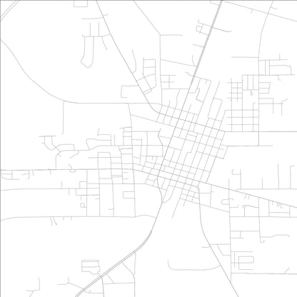 ROAD MAP OF STARKE, FLORIDA BY MAPBAKES