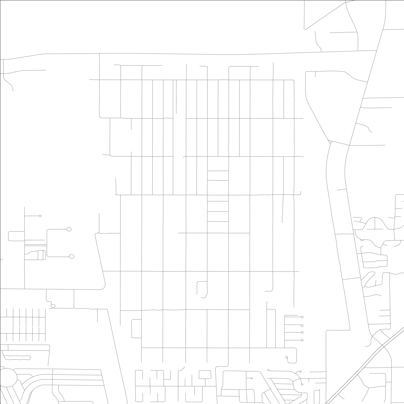 ROAD MAP OF SUNCOAST ESTATES, FLORIDA BY MAPBAKES