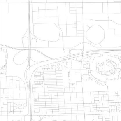 ROAD MAP OF SWEETWATER, FLORIDA BY MAPBAKES