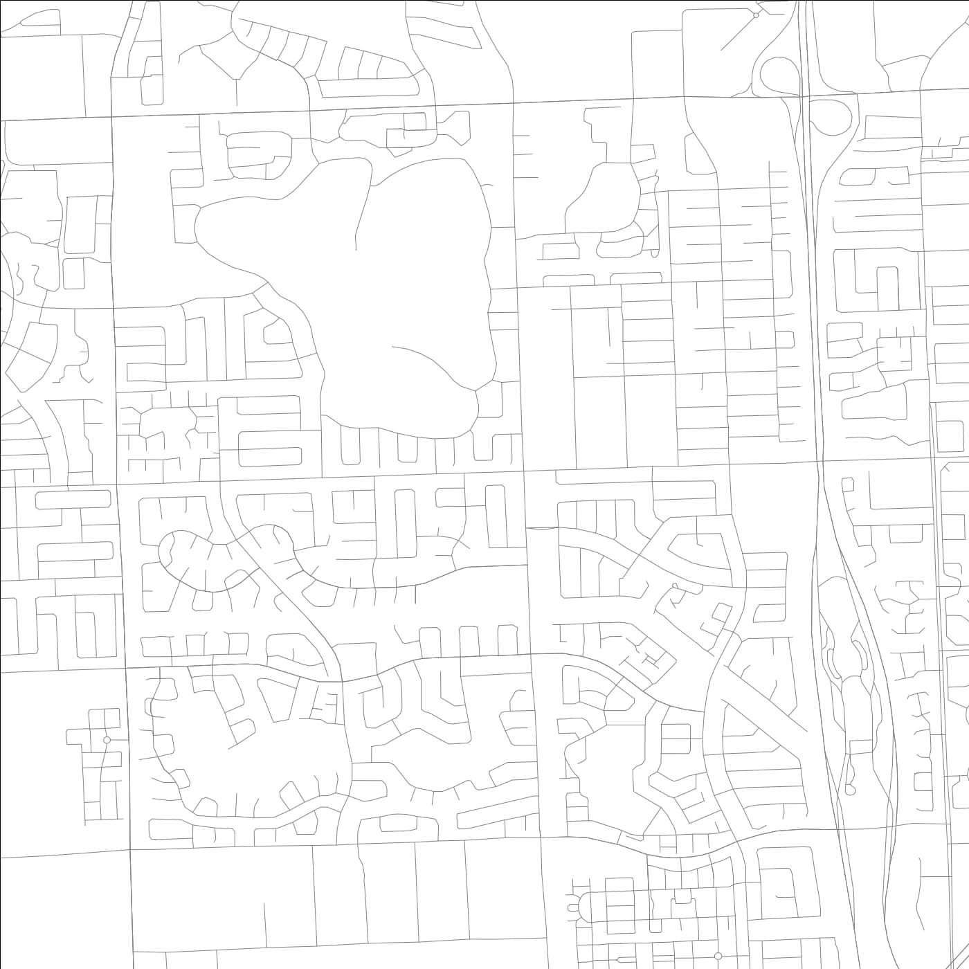 ROAD MAP OF THE CROSSINGS, FLORIDA BY MAPBAKES