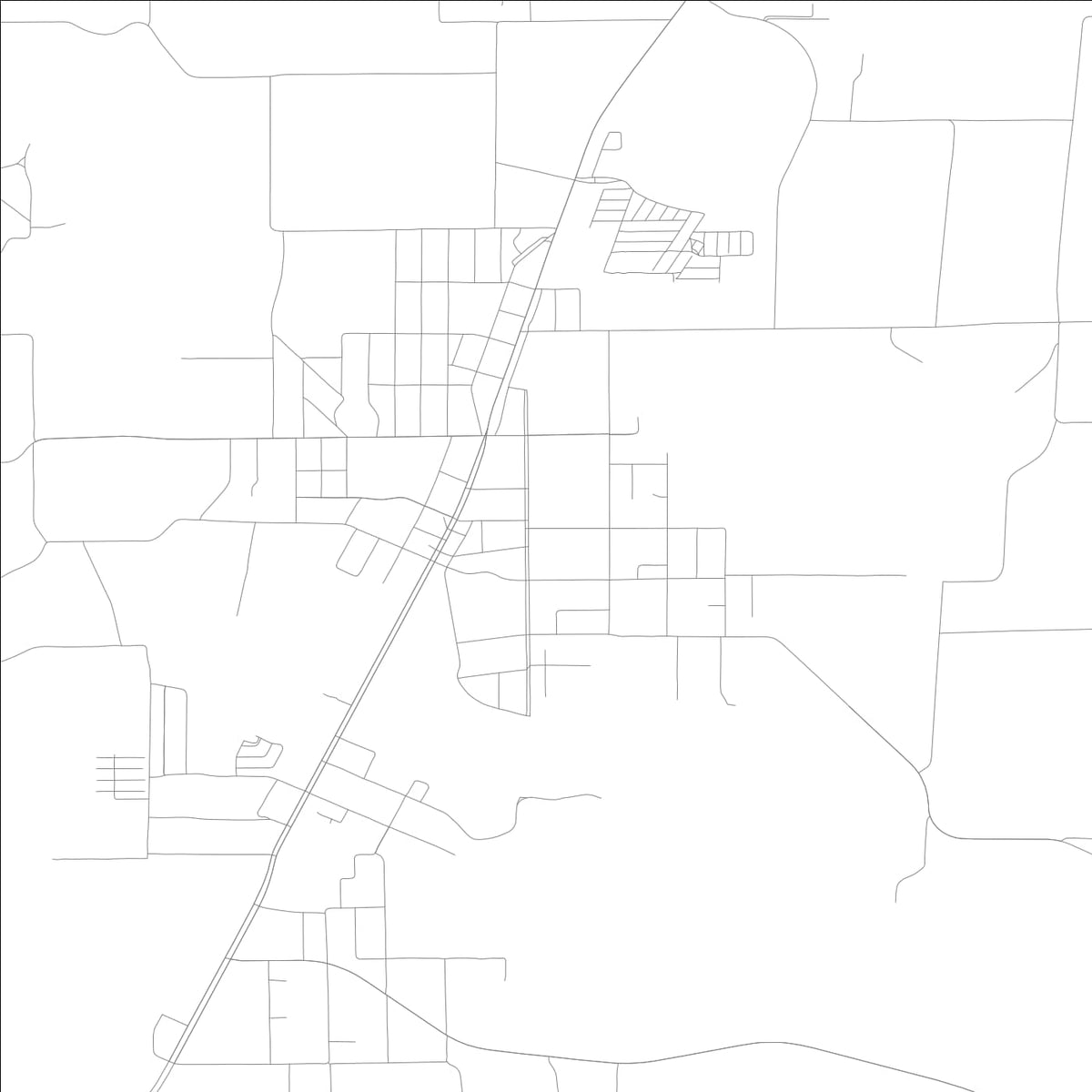 ROAD MAP OF UMATILLA, FLORIDA BY MAPBAKES