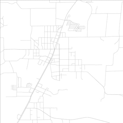 ROAD MAP OF UMATILLA, FLORIDA BY MAPBAKES