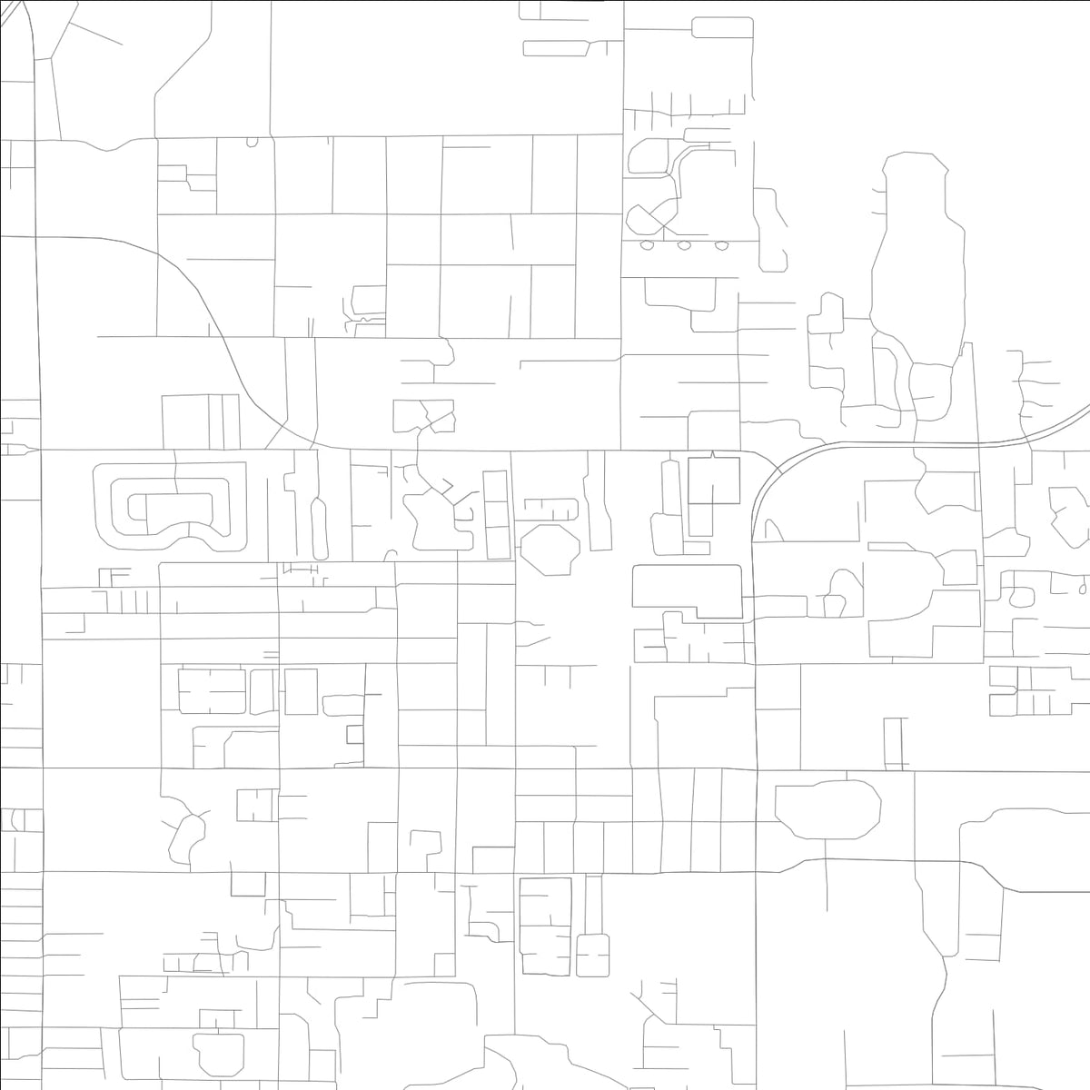 ROAD MAP OF UNIVERSITY, FLORIDA BY MAPBAKES