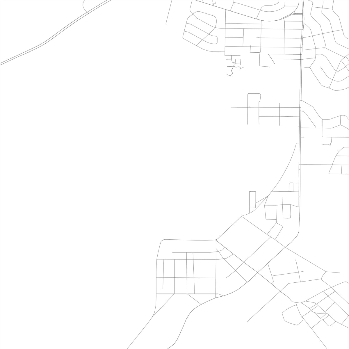 ROAD MAP OF VALPARAISO, FLORIDA BY MAPBAKES