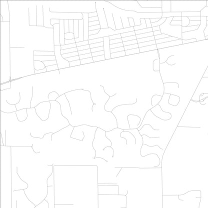ROAD MAP OF VERANDAH, FLORIDA BY MAPBAKES