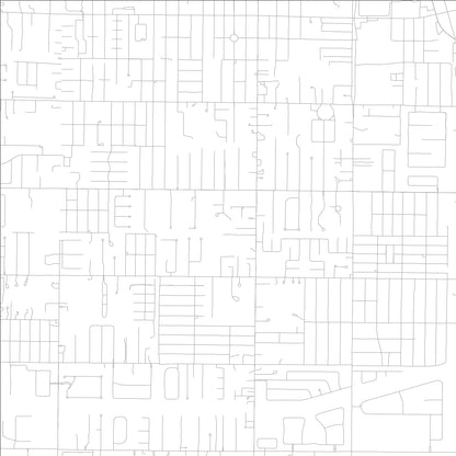 ROAD MAP OF VERO BEACH SOUTH, FLORIDA BY MAPBAKES
