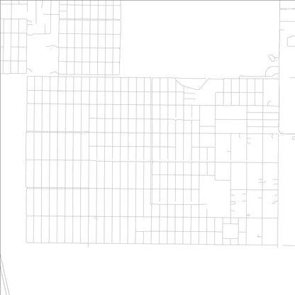 ROAD MAP OF VERO LAKE ESTATES, FLORIDA BY MAPBAKES