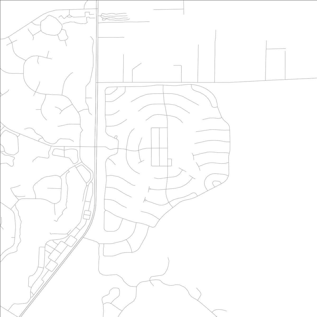 ROAD MAP OF VERONA WALK, FLORIDA BY MAPBAKES