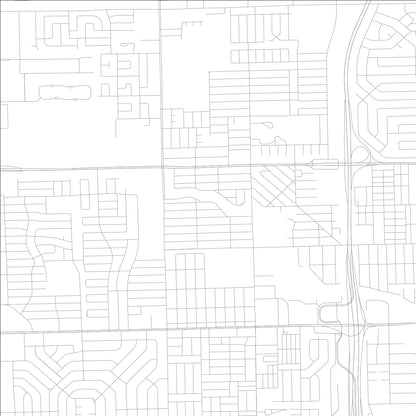 ROAD MAP OF WASHINGTON PARK, FLORIDA BY MAPBAKES