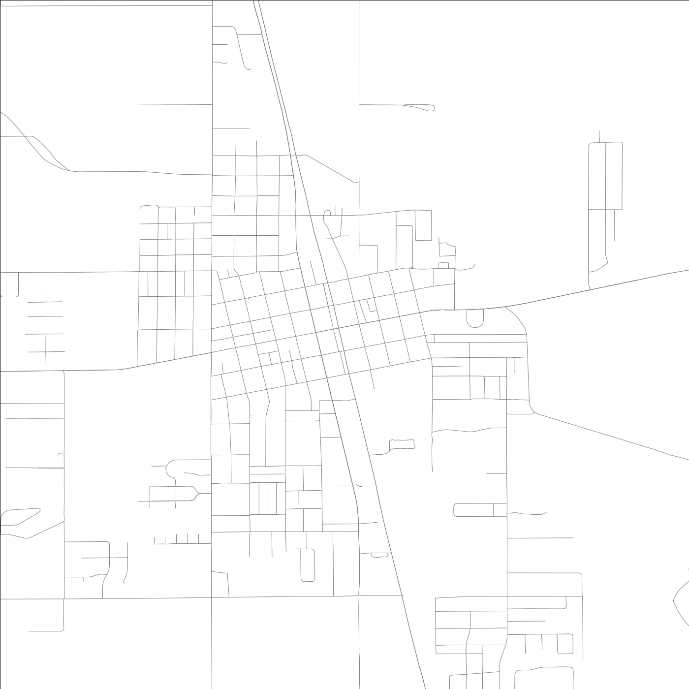 ROAD MAP OF WAUCHULA, FLORIDA BY MAPBAKES