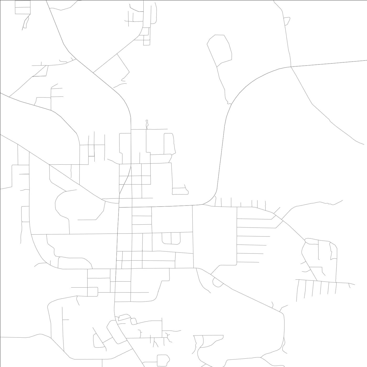 ROAD MAP OF WEWAHITCHKA, FLORIDA BY MAPBAKES