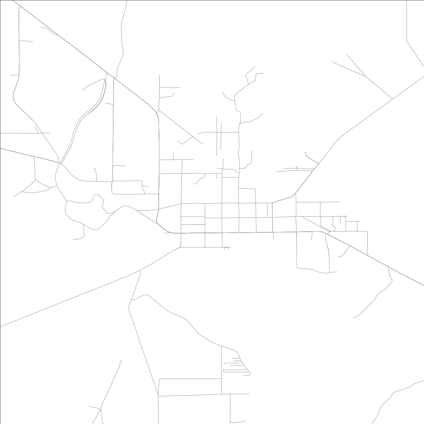 ROAD MAP OF WHITE SPRINGS, FLORIDA BY MAPBAKES