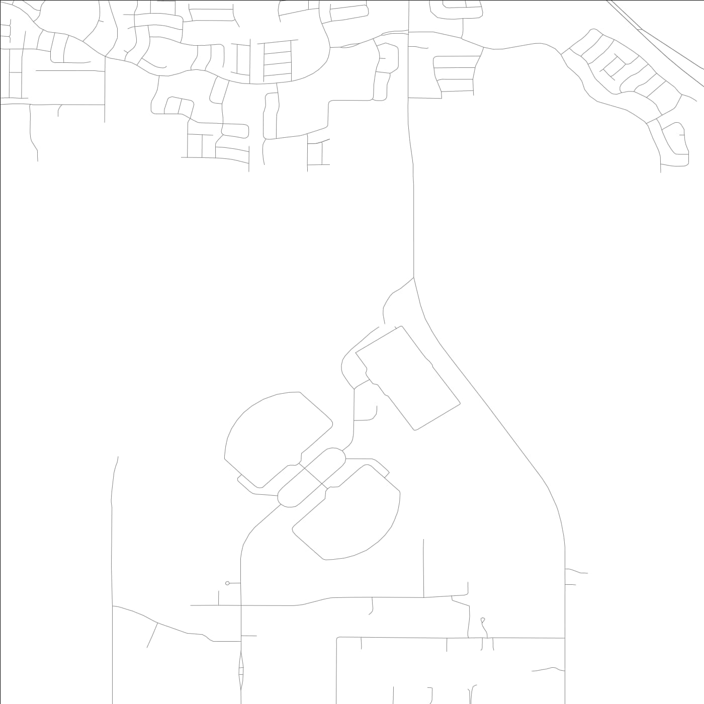 ROAD MAP OF WILDWOOD, FLORIDA BY MAPBAKES